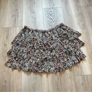 Ruffled Topshop Mini Skirt
